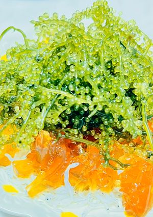 海ぶどうとポン酢ジュレ-レシピのメイン写真