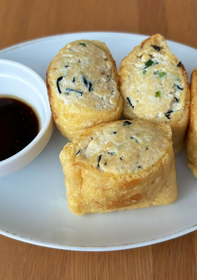 油揚げの豆腐・鶏ひき肉詰め焼き！-レシピのメイン写真