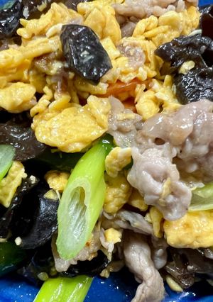 定番 豚こま きくらげ 卵の中華炒め-レシピのメイン写真