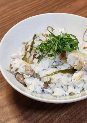 大豆と鯖の炊き込みご飯-レシピのメイン写真