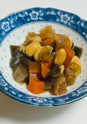 大豆水煮で簡単五目豆-レシピのメイン写真