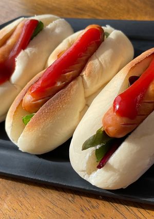 米粉ロールパンのホットドッグ＊-レシピのメイン写真