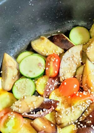 アンチョビ缶の夏野菜マリネ風-レシピのメイン写真