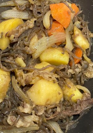 減塩　甘め肉じゃが-レシピのメイン写真