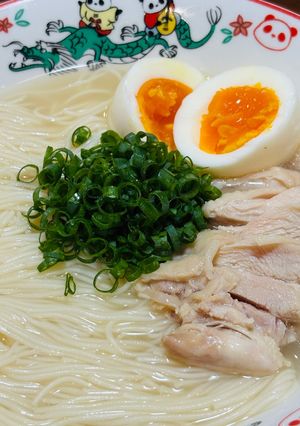 暑い日に最高！冷たい鶏白湯そうめん-レシピのメイン写真