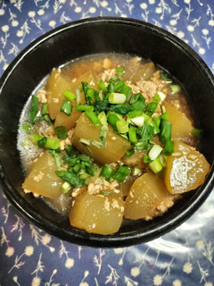 冬瓜と鶏そぼろの煮物-レシピのメイン写真