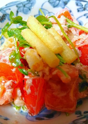 豆苗とトマトのシーチキンサラダ🌟-レシピのメイン写真