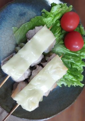 そら豆の豚バラ巻き串焼き-レシピのメイン写真