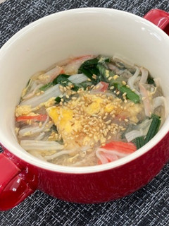 カニ玉春雨スープ-レシピのメイン写真
