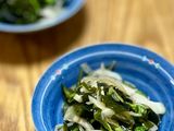春野菜と新ワカメをわさびポン酢で