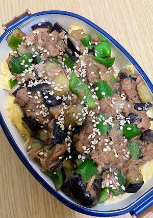 【簡単】ツナたまなす丼-レシピのメイン写真