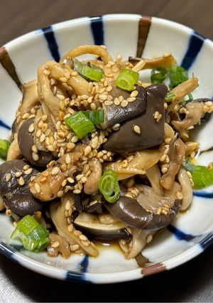 ひらたけの胡麻和え-レシピのメイン写真