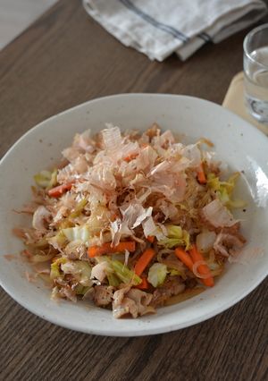 ゼンヌードルの焼きうどん風-レシピのメイン写真