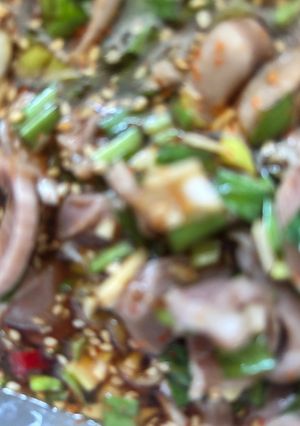 ニラだれにつけるだけ！美味しい砂肝😋-レシピのメイン写真