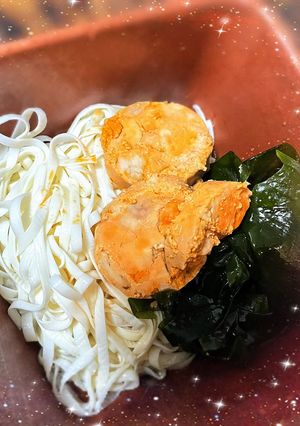 さっぱり食べれる✨あん肝の豆腐そうめん♪-レシピのメイン写真