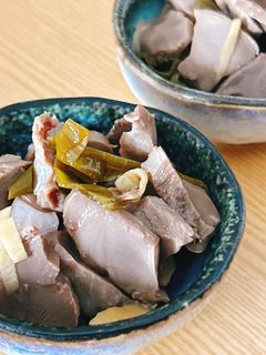 砂肝と生姜の酢醤油漬け-レシピのメイン写真