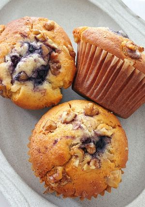 ブルーベリークリームチーズ♡米粉マフィン-レシピのメイン写真