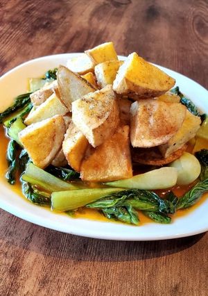 ウーシャンポテトと青梗菜の中華炒め-レシピのメイン写真