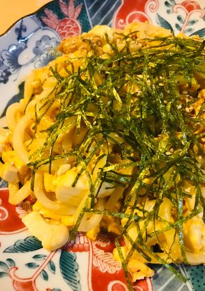 ミニ豆腐＆長ネギのきつね焼きうどん-レシピのメイン写真