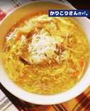 かりこりさんのあんかけたまごうどん🐣〃