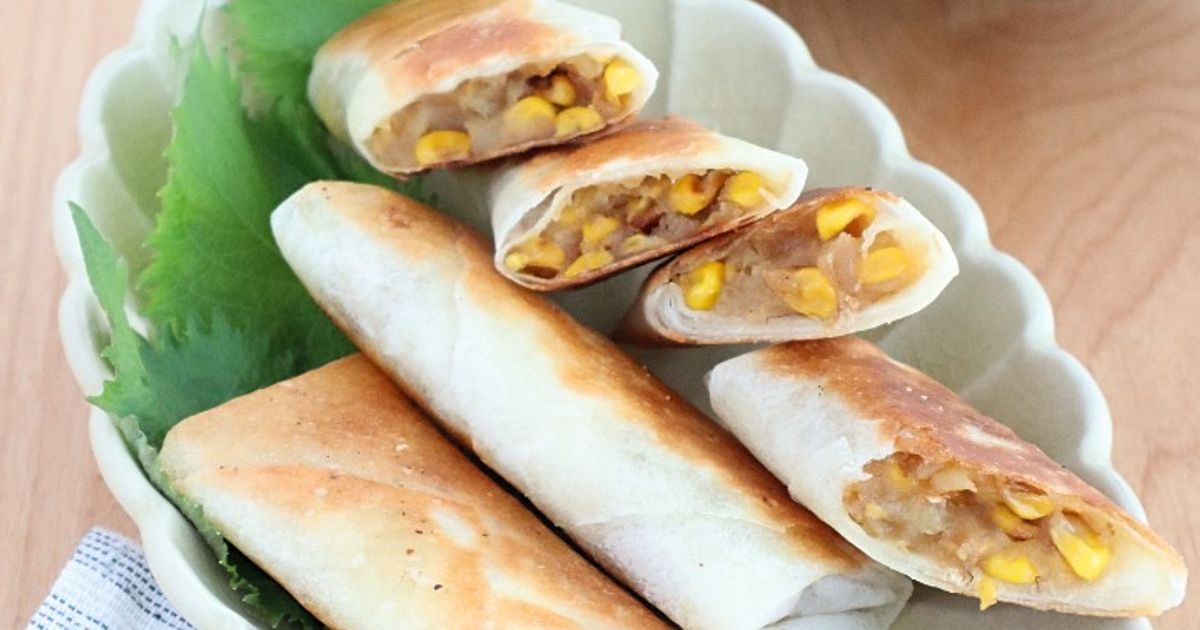 じゃがバターコーンの春巻き by kaana57 【クックパッド】 簡単