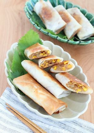 じゃがバターコーンの春巻き-レシピのメイン写真