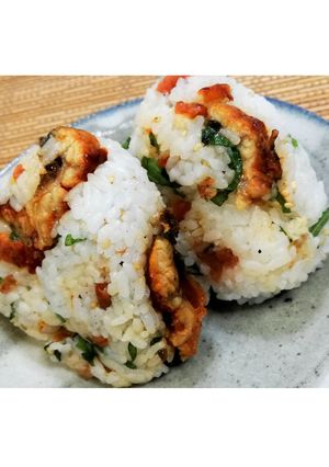 うなぎの梅しそおむすび★動画あり★-レシピのメイン写真