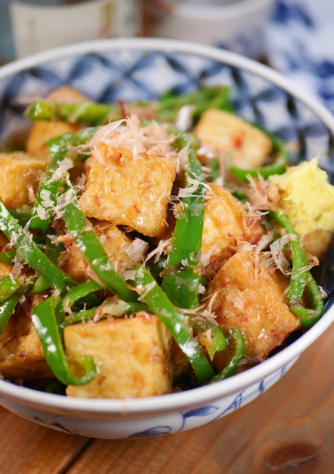 厚揚げとピーマンの生姜おかか和え🥗-レシピのメイン写真