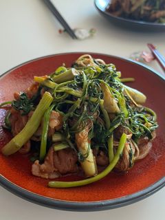 ミナリサムギョプサル風 セリ豚肉炒め-レシピのメイン写真
