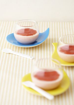 トマトのはちみつヨーグルトプリン-レシピのメイン写真