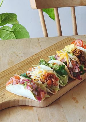 餃子の皮で簡単☆ミニトルティーヤ☆タコス-レシピのメイン写真