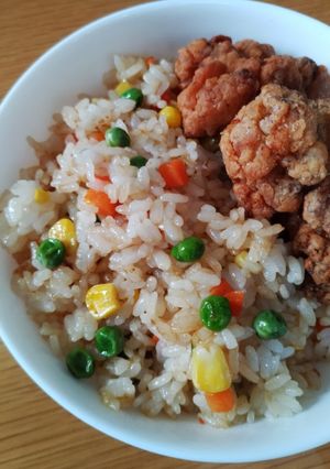 カラフル焼き飯♪チャーハン*チキンライス-レシピのメイン写真