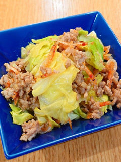 春キャベツと桜えびのひき肉あんかけ-レシピのメイン写真