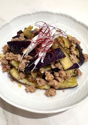 【油を使わない】ヘルシー麻婆なす-レシピのメイン写真