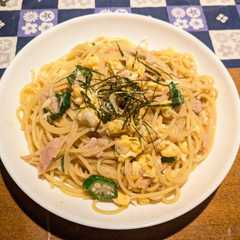 ツナとオクラの和風パスタ-レシピのメイン写真