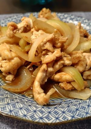 豚肉と玉ねぎの生姜ニンニク焼き-レシピのメイン写真