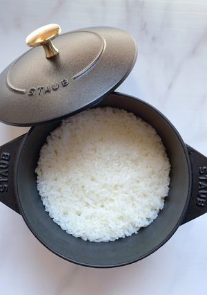 staubでお米を炊く-レシピのメイン写真