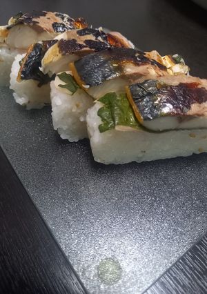 焼き鯖寿司-レシピのメイン写真