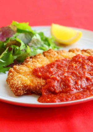 ミラノ風カツレツ ハーブ香るトマトソース-レシピのメイン写真