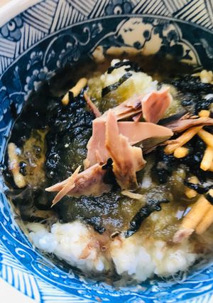 お茶漬け●とろろ昆布＆かつお節出汁茶漬け-レシピのメイン写真