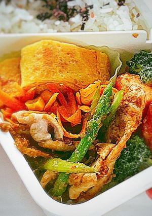 細アスパラと豚ロースのタヒニソース炒め-レシピのメイン写真