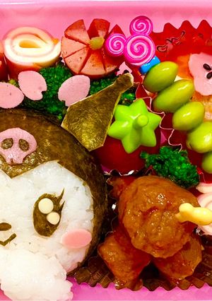 キャラ弁　サンリオ　クロミちゃん-レシピのメイン写真