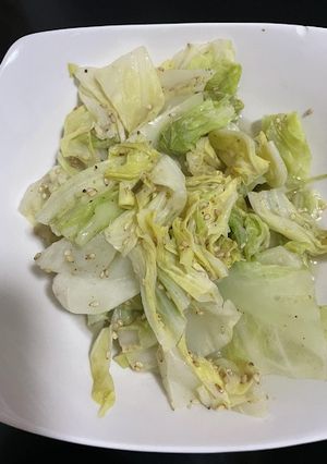 レンジで簡単！旨だしキャベツ和え-レシピのメイン写真