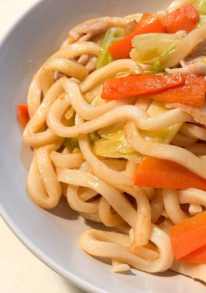 子供は取り分け！我が家の焼きうどん！-レシピのメイン写真