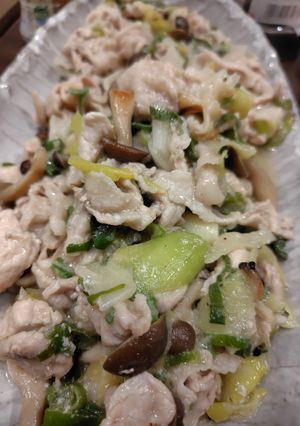 簡単材料3つ豚肉のねぎ塩麹炒め-レシピのメイン写真