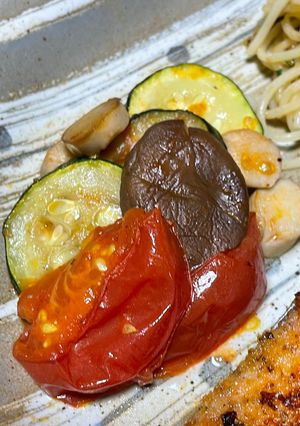 😋トマト🍅が苦手な子のためのオイル炒め-レシピのメイン写真