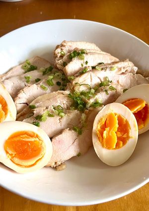 アイラップで簡単に鶏ムネ肉チャーシュー♪-レシピのメイン写真