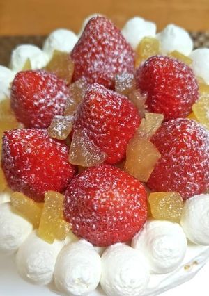 ★低糖質‼おから🎂誕生日ケーキ💕-レシピのメイン写真