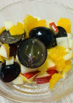 ぶどうとオレンジのフルーツマリネ-レシピのメイン写真