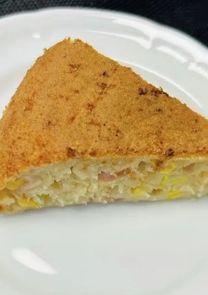 ツナとコーンの食事系ケーキ-レシピのメイン写真
